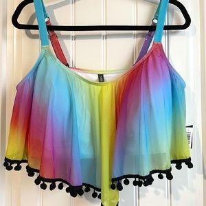Rainbow Swimsuit Top